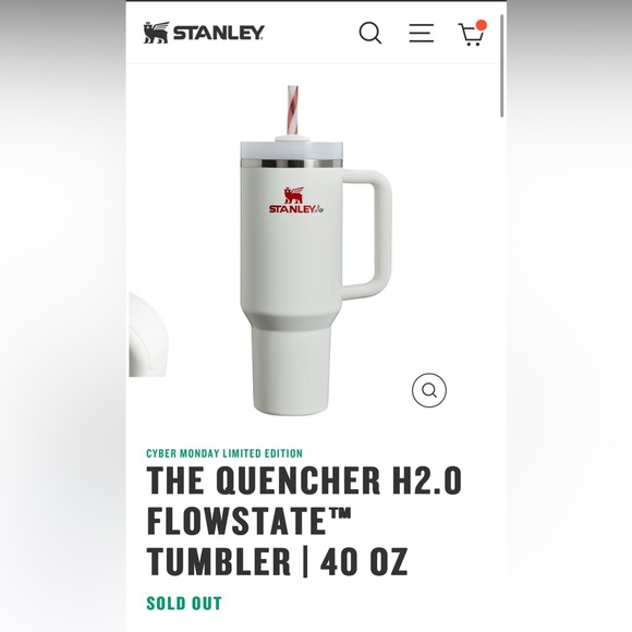 Stanley Tumbler THE QUENCHER 40 OZ Mistletoe Twist LIMITED Edition. LAST ONE! - Picture 6 of 16